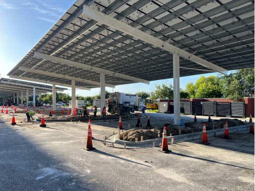 AdventHealth curbing work