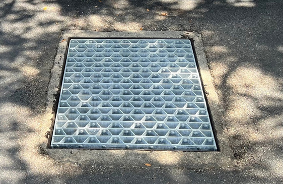 Galvanized storm grate replacement